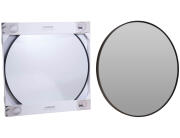 THE NETHERLANDS Διακοσμητικός καθρέφτης τοίχου στρογγυλός, με διαστάσεις 61x3.5x61cm - Μαύρο