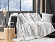 Douceur d'intérieur  Κουβέρτα Alaska με εσωτερική επένδυση sherpa και διαστάσεις 125x150cm - White