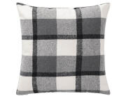 Douceur d'intérieu Ecossais Διακοσμητικό Μαξιλάρι 45x45cm Anthracite