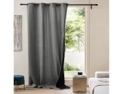 Douceur d'intérieur Θερμομονωτική Κουρτίνα Υψηλής Σκίασης Madison  με τρουκς και διαστάσεις 140x260cm - Anthracite