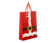 Χριστουγεννιάτικη Τσάντα Δώρου Άγιος Βασίλης Atmosphera με διαστάσεις 33x10.2x45.5cm