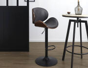 Home Deco Factory Σκαμπό μπαρ Reno με ρυθμιζόμενο ύψος και διαστάσεις 52.5x51x97cm