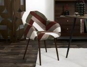 Home Deco Factory Πολυθρόνα Scott με διαστάσεις 55.5x61x82cm