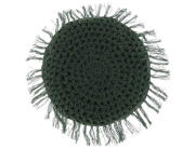 Unique Living Tufo Διακοσμητικό Μαξιλάρι 45x45cm Dark Green