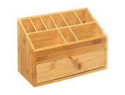 Κουτί Οργάνωσης Make up 5five από Ξύλο Bamboo, 25.5x12.5x18.5cm - Απόχρωση Ξύλου