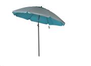 Campo Σπαστή Ομπρέλα Θαλάσσης 2.2m με UV Προστασία και Αεραγωγό Retro 240 Ασημί