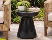 Lesli Living Τραπεζάκι Bοηθητικό Vei με διαστάσεις 40x40cm - MgO - Grey