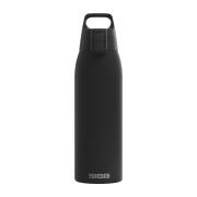 Sigg Παγούρι Ισοθερμικό 1Lt Black Shield Therm One- Ανοξείδωτο