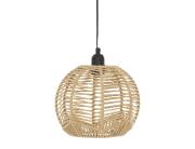 Atmosphera  Φωτιστικό οροφής ρεύματος Caren με λαμπτήρα Ε27 και διαστάσεις 24x24x122.5cm - Kαφέ