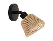 Atmosphera  Φωτιστικό οροφής ρεύματος Myha με λαμπτήρα Ε27 και διαστάσεις 28x15x19.5cm - Kαφέ