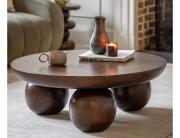 Atmosphera Τραπεζάκι Σαλονιού Abekas από Ξύλο mango, με διαστάσεις 90x30cm