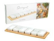 Excellent Houseware Ορντεβιέρα Σερβιρίσματος με 8 μπολ και δίσκο - 9 τεμάχια