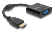 DELOCK αντάπτορας HDMI σε VGA 61077 1080p μαύρος