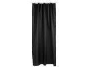 5five  Κουρτίνα Μπάνιου με κρίκους Colorama με διαστάσεις 180x200cm - Black