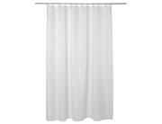 5five  Κουρτίνα Μπάνιου με κρίκους Modern Color με διαστάσεις 180x200cm - White