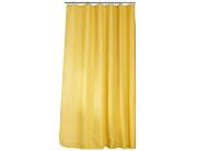 Douceur d'intérieur Κουρτίνα Μπάνιου με κρίκους Quartz  με διαστάσεις 180x200cm - Ochre