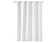 Douceur d'intérieur  Κουρτίνα Μπάνιου με κρίκους Dotty με διαστάσεις 180x200cm - White
