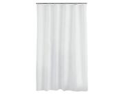 Douceur d'intérieur Κουρτίνα Μπάνιου με κρίκους Essencia  με διαστάσεις 180x200cm - White