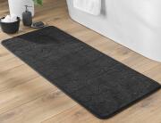 Douceur d'intérieur Πατάκι Μπάνιου Ricochet  με memory foam και διαστάσεις 50x120cm - Black