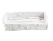 Douceur d'intérieur Θήκη για σαπούνι Stony με διαστάσεις 14.1x9.9x2.2cm - White