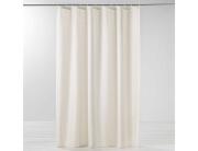 Douceur d'intérieur Κουρτίνα Μπάνιου με κρίκους Yaline  με διαστάσεις 180x200cm - Natural