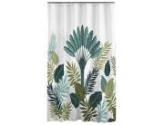 Douceur d'intérieur Κουρτίνα Μπάνιου με κρίκους Panazio με διαστάσεις 180x200cm - Multicolour