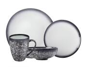 Maxwell & Williams Σετ Πιάτων Caviar Granite- Πορσελάνη - 16 τεμάχια