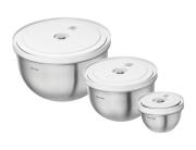 Zwilling Σετ Δοχεία Τροφίμων Fresh & Save με καπάκια και χωρητικότητα 0.35lt, 2lt, 4.5lt - 3 τεμάχια