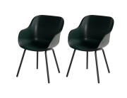 Hartman Σετ Καρέκλες κήπου Sophie Rondo Elegance  με διαστάσεις 55x58x85cm - Night Green - 2 τεμάχια
