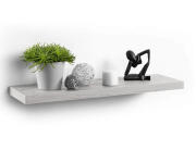 Homea Ράφι Τοίχου με διαστάσεις 75x22.8x3.4cm - White Oak