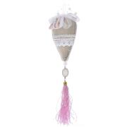 ΚΡΕΜ ΡΟΖ ΒΕΛΟΥΔΙΝΗ ΚΑΡΔΙΑ ΣΤΟΛΙΔΙ 8Χ38ΕΚ