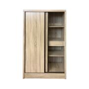 Velco Ντουλάπα με 2 Πόρτες Συρόμενες 98x52x180cm Σφένδαμος