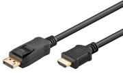 GOOBAY καλώδιο DisplayPort σε HDMI 64835 4K/30Hz 1m μαύρο