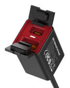 LDNIO φορτιστής μοτοσυκλέτας C108 με καλώδιο USB/USB-C 60W μαύρος