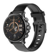 LDNIO smartwatch SW01 heart rate 1.58" AMOLED lP68 μαύρο