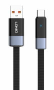 LDNIO καλώδιο USB-C σε USB LS242c flat 50W 480Mbps 2m μαύρο