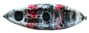 Fortis Πλαστικό Kayak Θαλάσσης 1 Ατόμου Πολύχρωμο 71-37536 Jungle Red