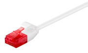 GOOBAY καλώδιο δικτύου 71550 CAT 6 U/UTP slim copper 250MHz 0.25m λευκό