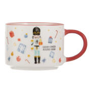 Ladelle Κούπα 360ml Λευκή Good Cheer Found Here Festive Fun Πορσελάνη