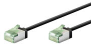 GOOBAY καλώδιο δικτύου 74353 CAT 8.1 U/FTP slim copper 40Gbps 1m μαύρο