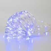 50 MICROLED ΣΥΡΜΑ ΜΠΑΤΑΡΙΑΣ ΑΣΗΜΙ ΜΠΛΕ ΣΤΑΘΕΡΟ 2.5ΜΕΤΡΑ