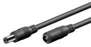 GOOBAY καλώδιο προέκτασης τροφοδοσίας 76671 5.5x2.1mm 5m μαύρο