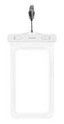 USAMS αδιάβροχη θήκη smartphone US-YD011 έως 7" IPX8 λευκή