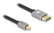DELOCK καλώδιο mini DisplayPort σε DisplayPort 81092 8K/60Hz 32.4 Gbps 2m μαύρο