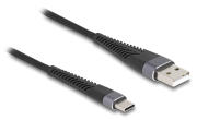 DELOCK καλώδιο USB σε USB-C 81123 60W 480Mbps 3m μαύρο