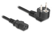 DELOCK καλώδιο τροφοδοσίας 81299 3x 0.75mm² 1m μαύρο
