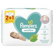 Pampers Sensitive Μωρομάντηλα - 3 x 52 Μωρομάντηλα (156 Τεμάχια) - 81784510