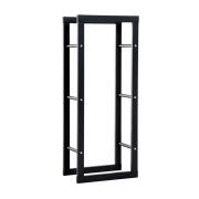 HOMCOM Μεταλλική Ξυλιέρα Τζακιού 40 x 25 x 100 cm 820-145