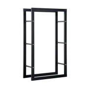 Homcom Μεταλλική Ξυλιέρα Τζακιού 60x25x100cm 820-146