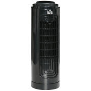 HOMCOM Column Fan Oscillating 3 Speeds and Low Noise, σε ABS και Χάλκινο, Ø11x32,5 cm, Μαύρο 824-060V90BK